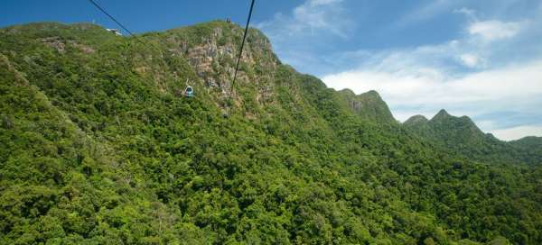 Funivia per il ponte sospeso di Langkawi