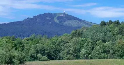 Na kole na Großer Arber/Velký Javor