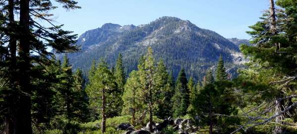 Aufstieg zum Berg Tallac: Unterkünfte