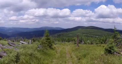 Výstup na Debrník, Polom a Sklářský vrch