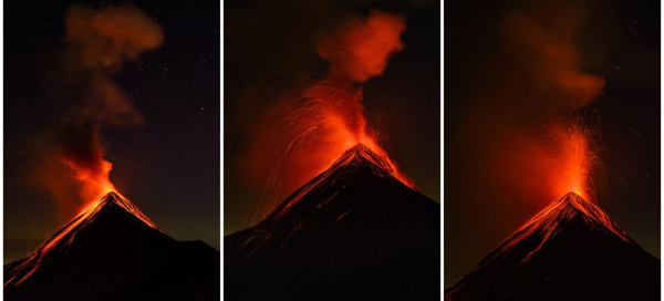 夜爬到阿卡特南戈火山
