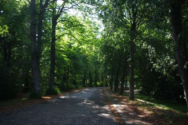 Toegangsweg naar de stad