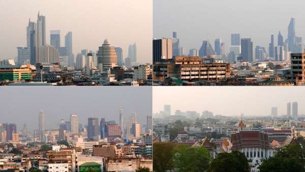 Blick auf Bangkok