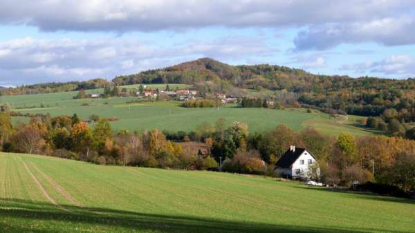 Vue sur la montagne de tir