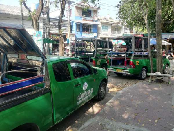 Taxi center of the island