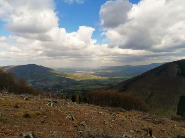 View of the region to the north