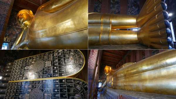 Liggende Boeddha in Wat Pho
