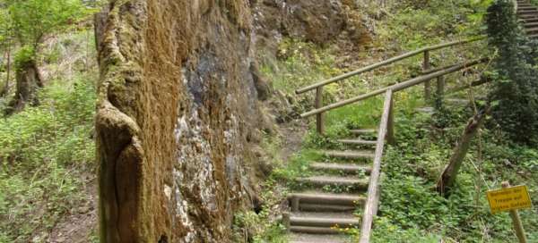 Wachsender Felsen - Groeiende rots: Weer en seizoen