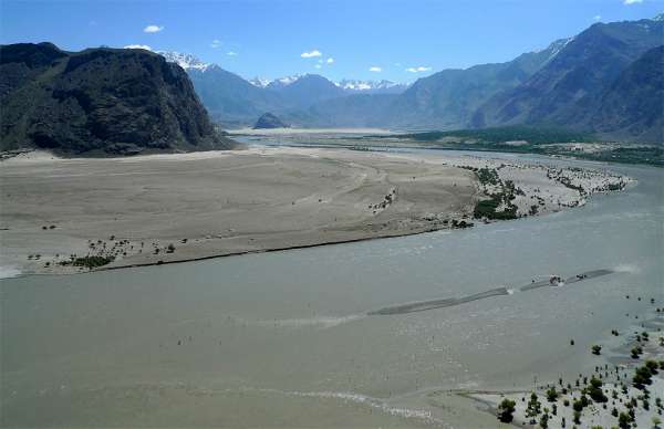 Indus in de zandwoestijn