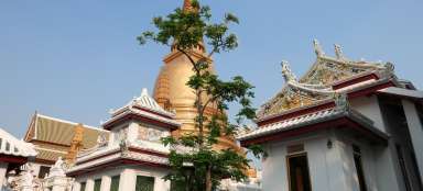 Eine Tour durch den Wat Bowonniwet Vihara Tempel
