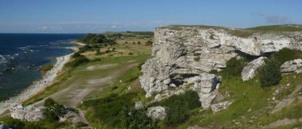 Acantilado de piedra caliza