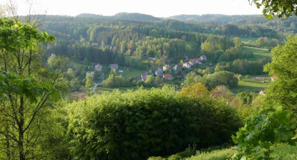 Vista sobre el valle de Javorka