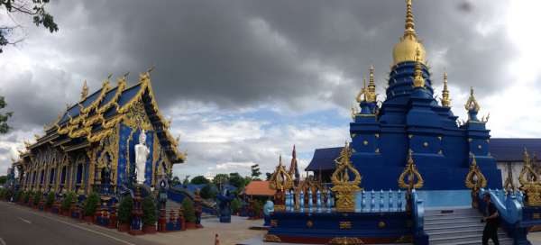 Blauwe tempel in de buurt van Chiang Rai