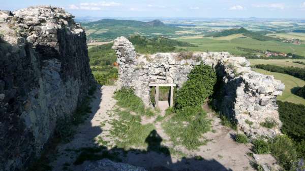 O topo do castelo