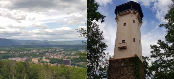 Aussichtsturm Diana: Wetter und Jahreszeit