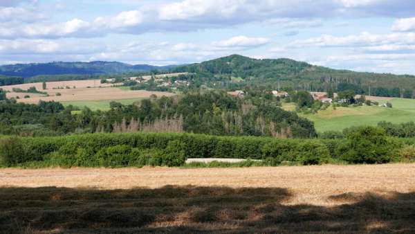 Uitzicht op de Shooting Mountain