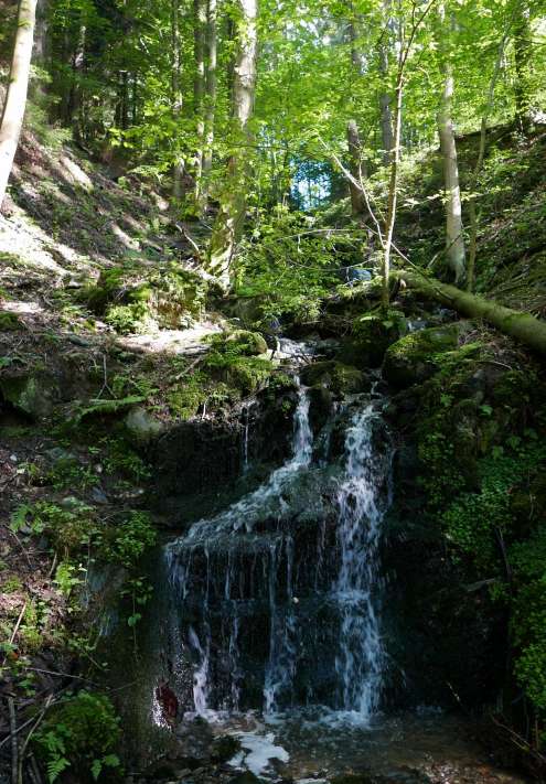 Bozkov waterfall