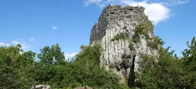 Les ruines du château d'Oltářík