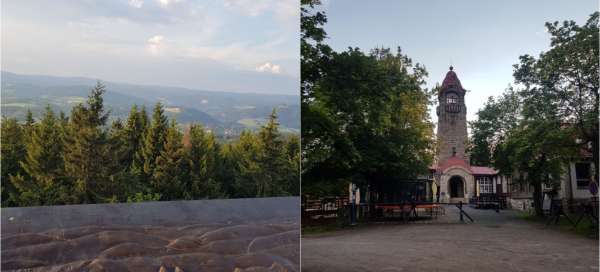 Černá Studnice lookout tower: Accommodations