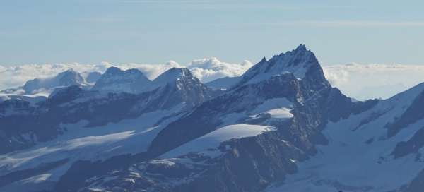 リンプフィッシュホルン (海抜 4199 m) への登り