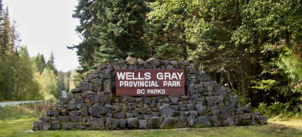 Wells Gray Provincial Park: Accommodaties