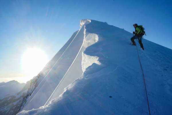 The first peak - Roccia Nera