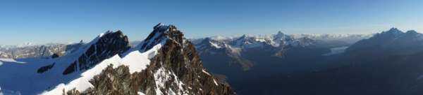 Panorama vom zweiten Gipfel