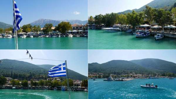 Ein kleiner Hafen in Vasiliki