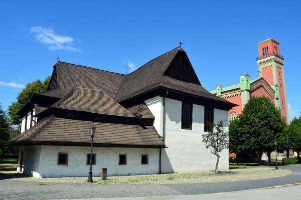 Église articulaire évangélique en bois