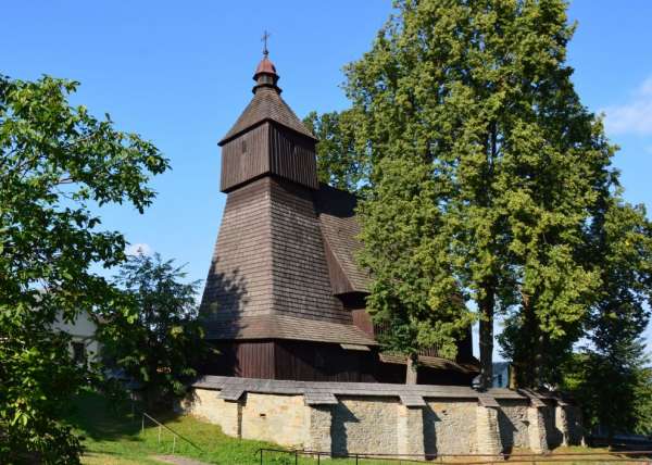 dřevěný kostelík z 15.století
