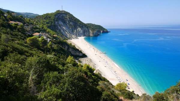 Famous view of Milos beach