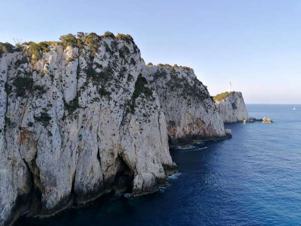 Vue sur les falaises