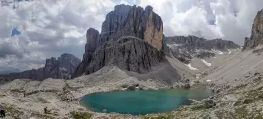 Výstup k jezeru Pisciadu