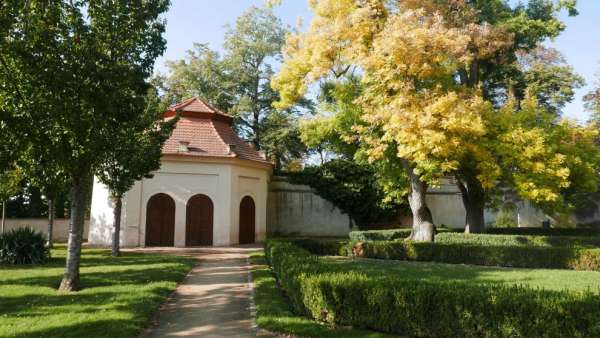 Westliches Ende des Parks