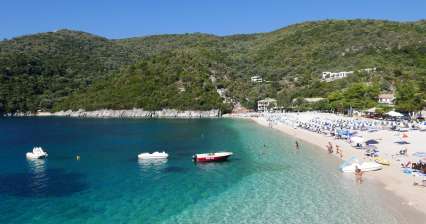 Trip to the beach of Mikros Gialos