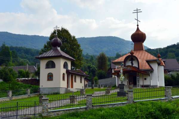 Nieuw gebouwde orthodoxe kerk