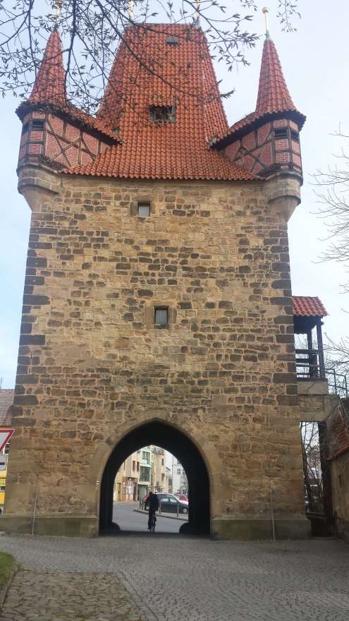 As fortificações do castelo da cidade de Rakovník