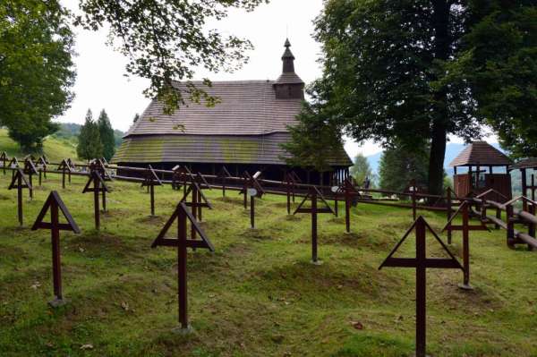 Drewniana grecka świątynia katolicka