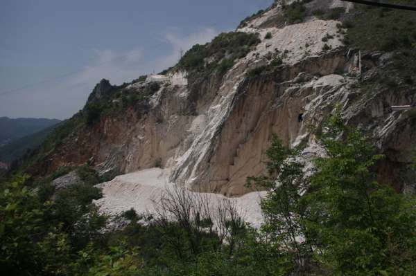 Quarry wall