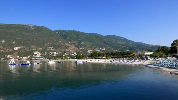 L'extrémité nord de la ville de Vasiliki