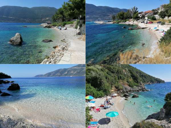 Stranden in het zuiden van Vasiliki