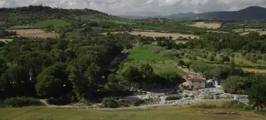 Cascada de travertino Cascate del Mulino