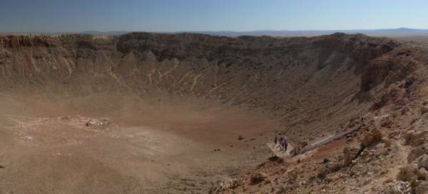 Cráter de meteorito (de Berringer): Clima y temporada