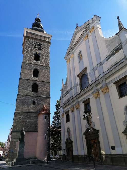 The Black Tower and the Cathedral of St. Nicholas