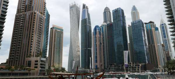 Walk through Dubai Marina: Accommodations