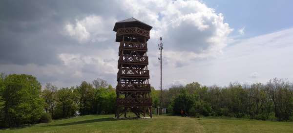 Opava lookout tower: Weather and season