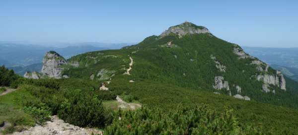 Wandern Sie durch die Ceahlău-Berge