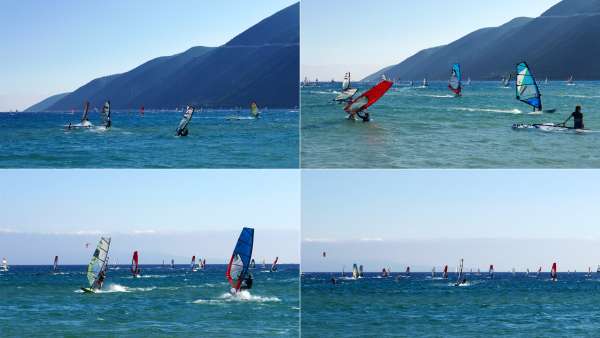 Het windsurfen