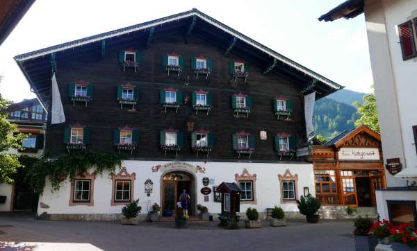 Typical houses in Zell am See