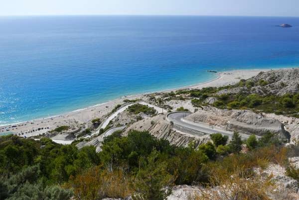 Salida a la playa de Gialos